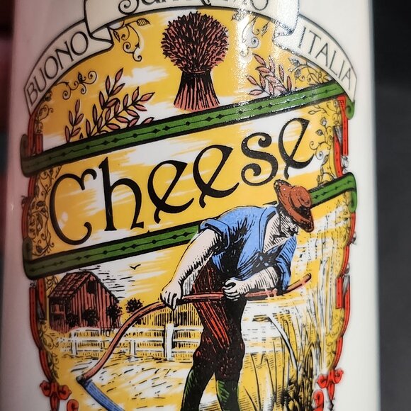 Vintage Himark Cheese Shaker With Gold Metal Lid - Picture 3 of 9